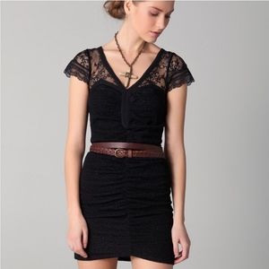 Free People Envy black lace bodycon Mini Dress